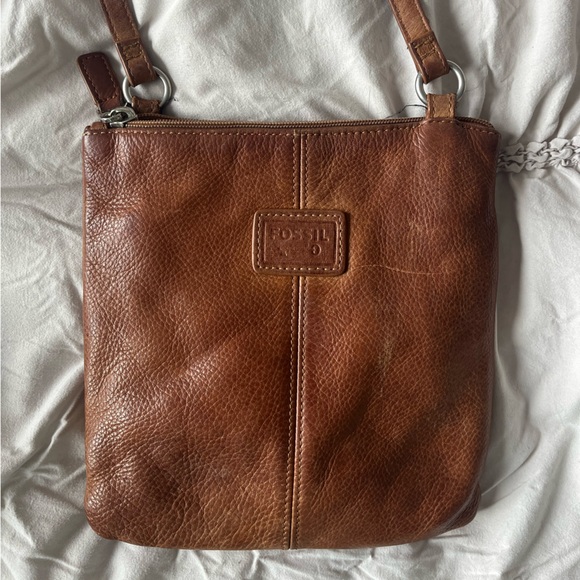 Brown Leather Crossbody Bag - Picture 4 of 13